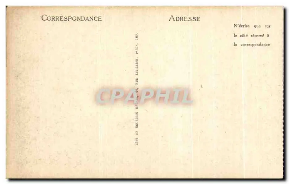 Marseille - Place Castellane et Avenue du Prado — LL, n° 313 - Verso
