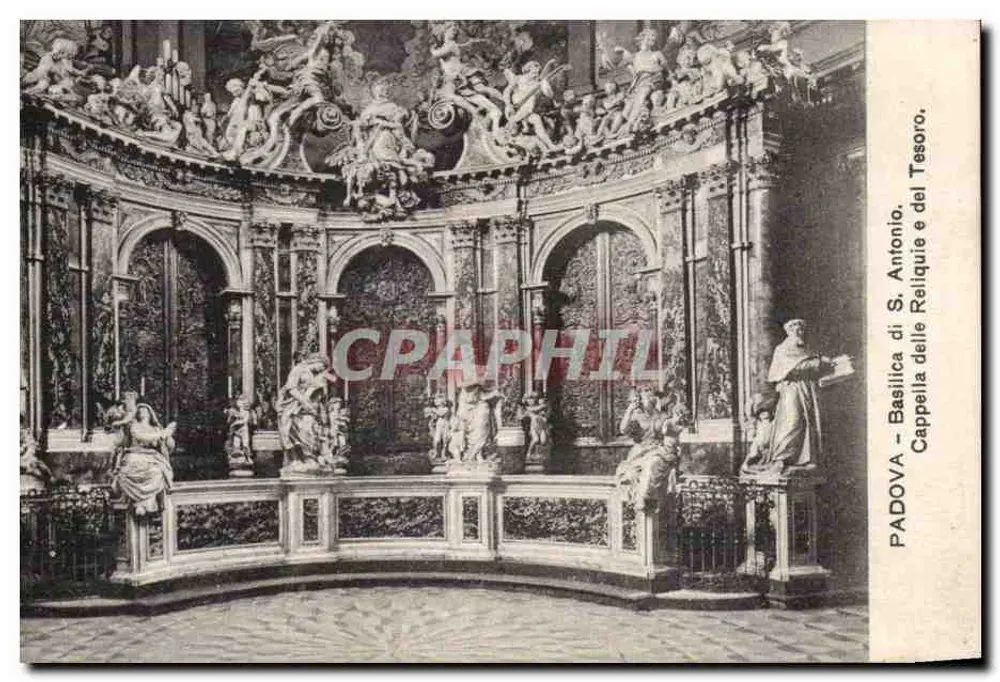 Basilika von S. Antonio – Kapelle der Reliquien und des Schatzes, Padua - Vorderseite