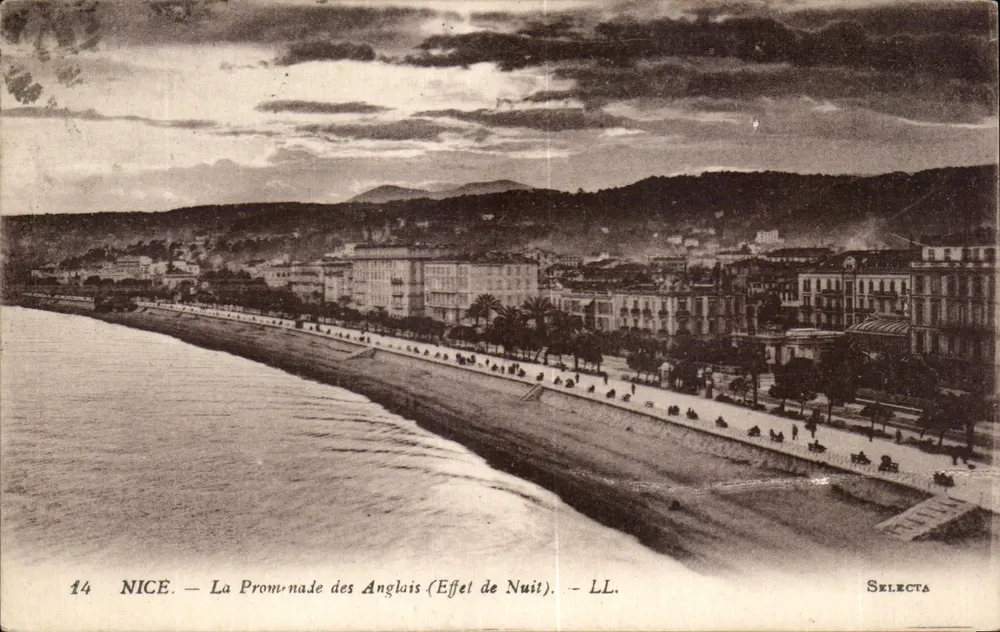 NICE — Promenada Anglijska (Efekt nocy) — Selecta - Awers