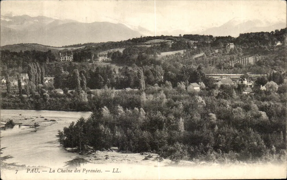 Pau — A Cadeia dos Pirineus — LL. — n°7 - Frente