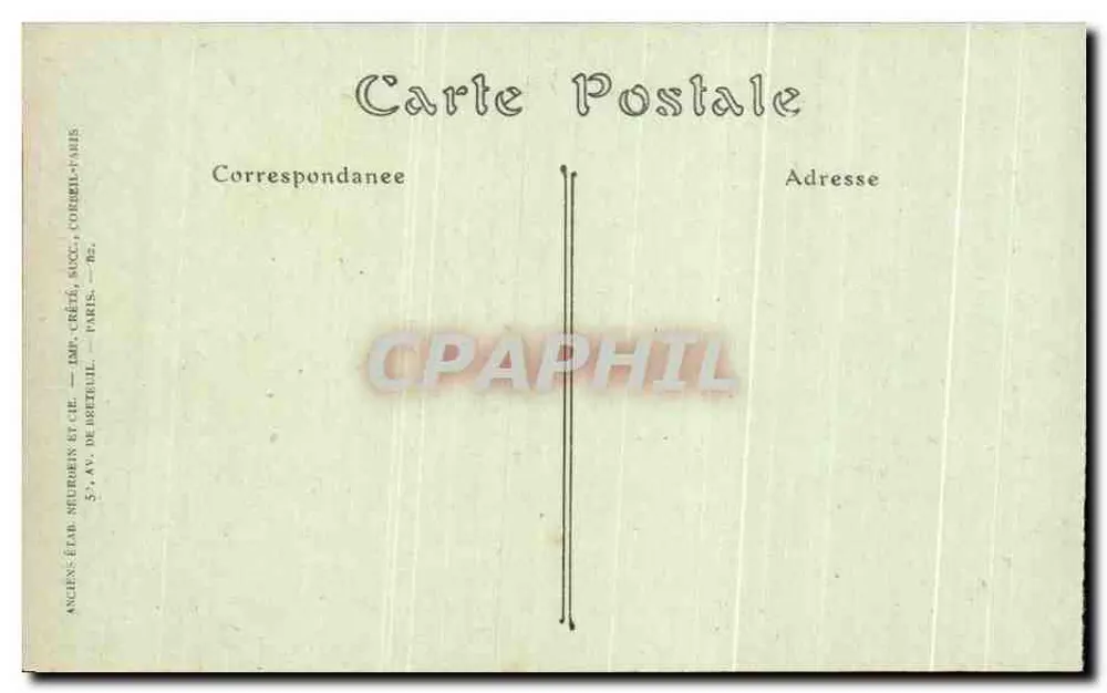 Palácio de Versalhes — Escadaria de mármore — IND. HOE. - Verso