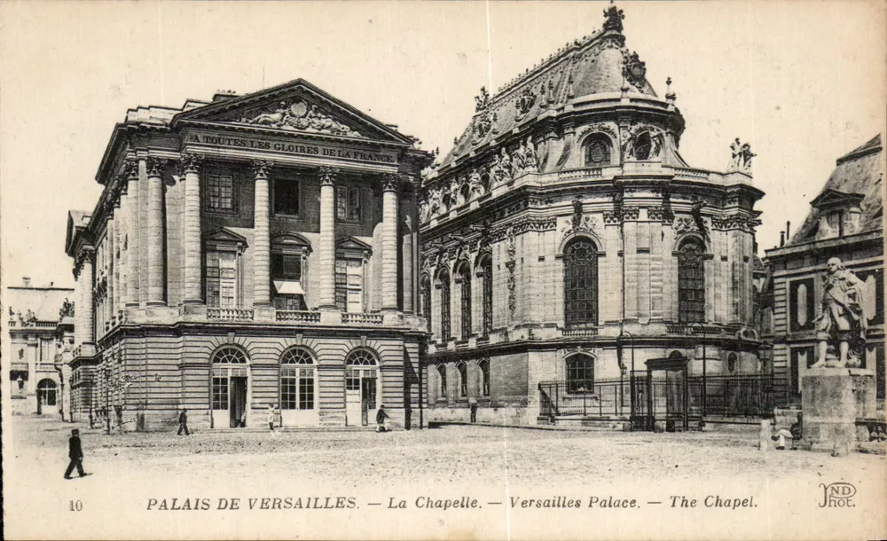 Palácio de Versalhes — A Capela — editor JND - Frente