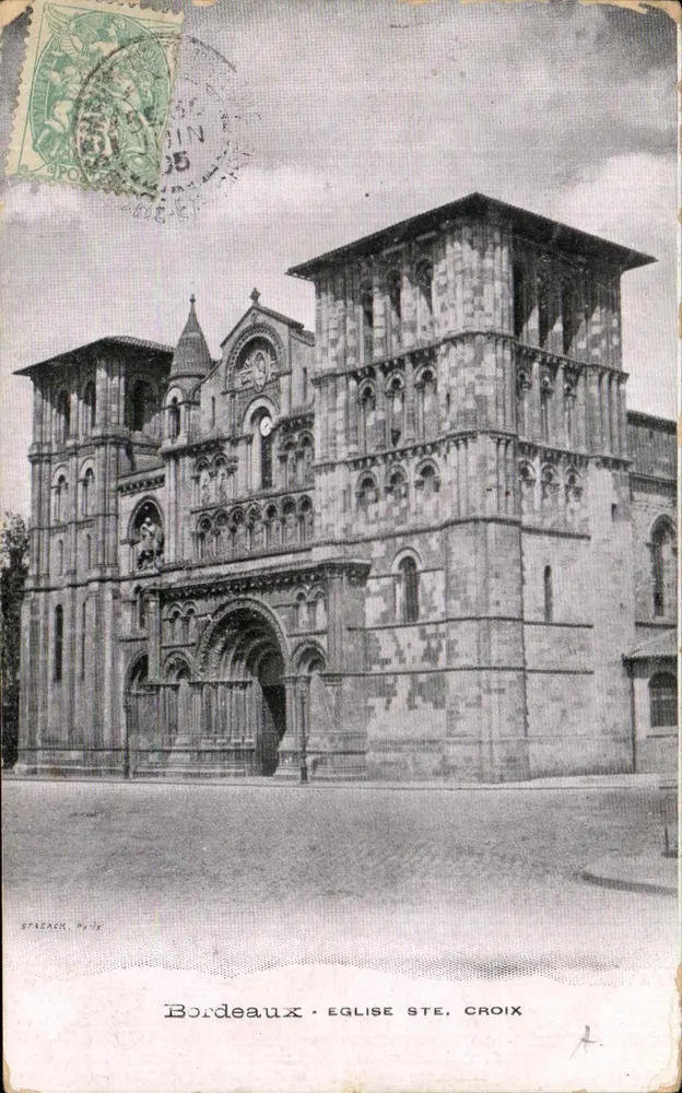 Bordeaux - Igreja de Santa Cruz — Stacach, n°78 - Frente