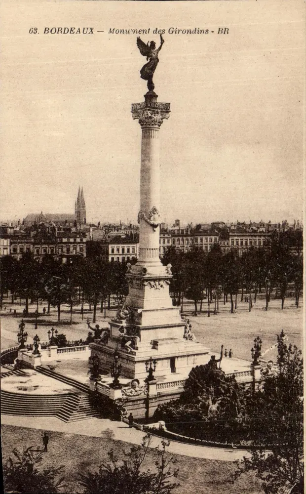 Bordeaux — Monument dos Girondinos — BR - Frente