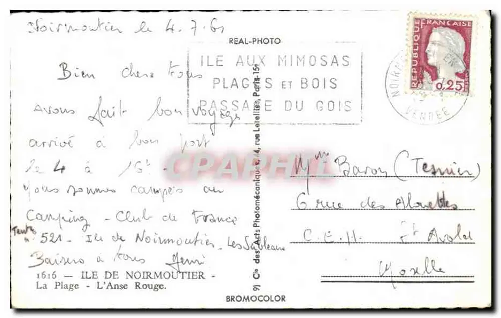 Praia da Anse Rouge — Ilha de Noirmoutier — editor Cap - Verso