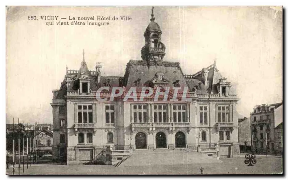 Vichy — Das neue Rathaus, das gerade eingeweiht wurde — - Vorderseite