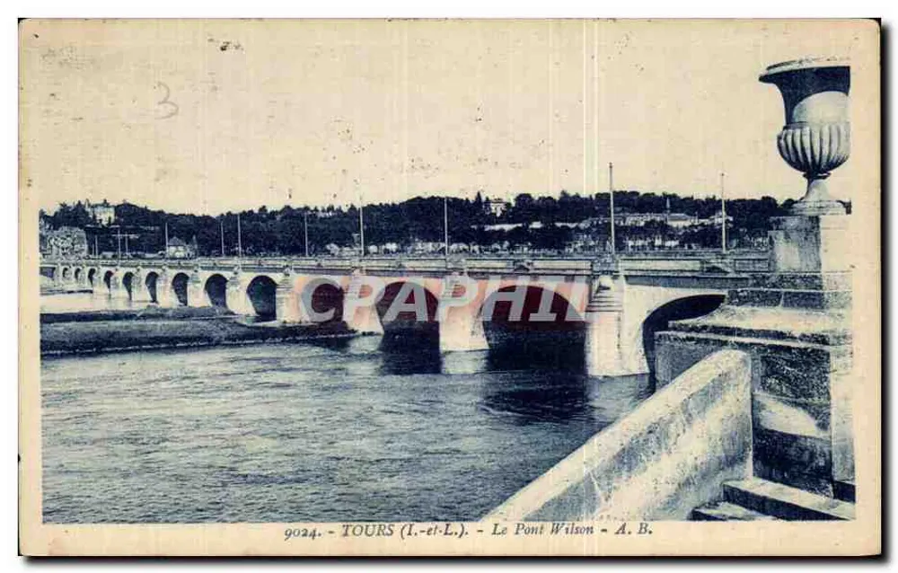 Tours (I.-et-L.) — O Ponte Wilson — A. B. - Frente