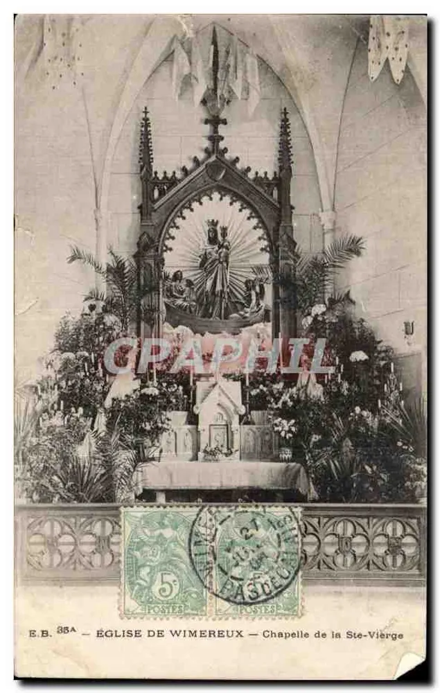 Kirche von Wimereux — Kapelle der Heiligen Jungfrau — E.B. 35A - Vorderseite