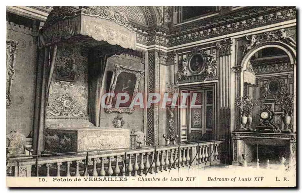 Schloss VERSAILLES — Zimmer von Ludwig XIV — L.R. - Vorderseite