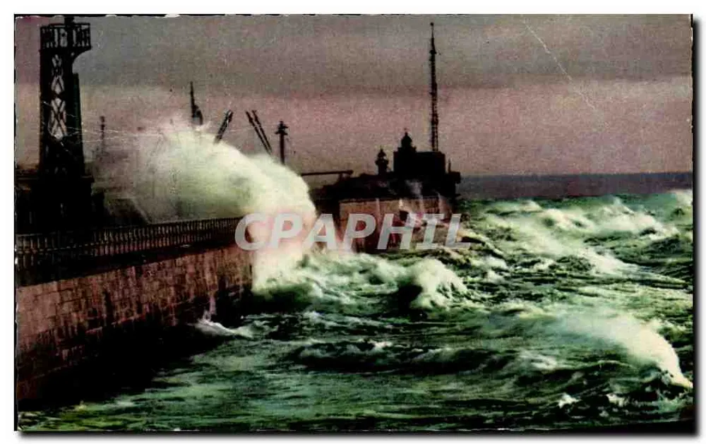 Le Havre — La Jetée Nord — Effet de Mer — Éditions BLOC Frères - Frente