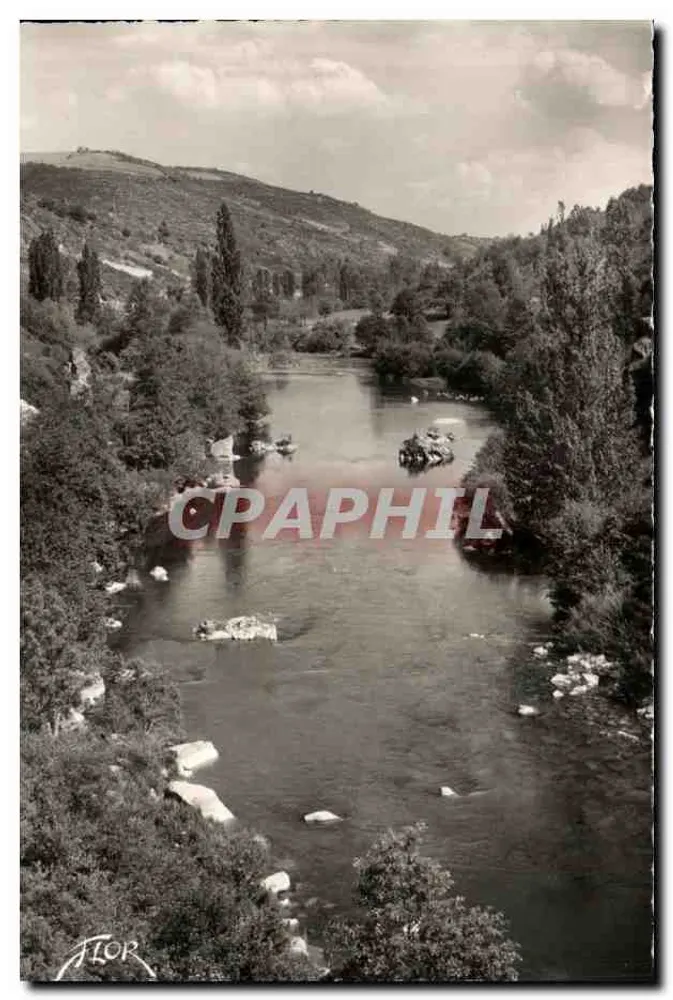 Garganta da Sioule — Allier — Éditions Artistiques Mercœur Carrière - Frente
