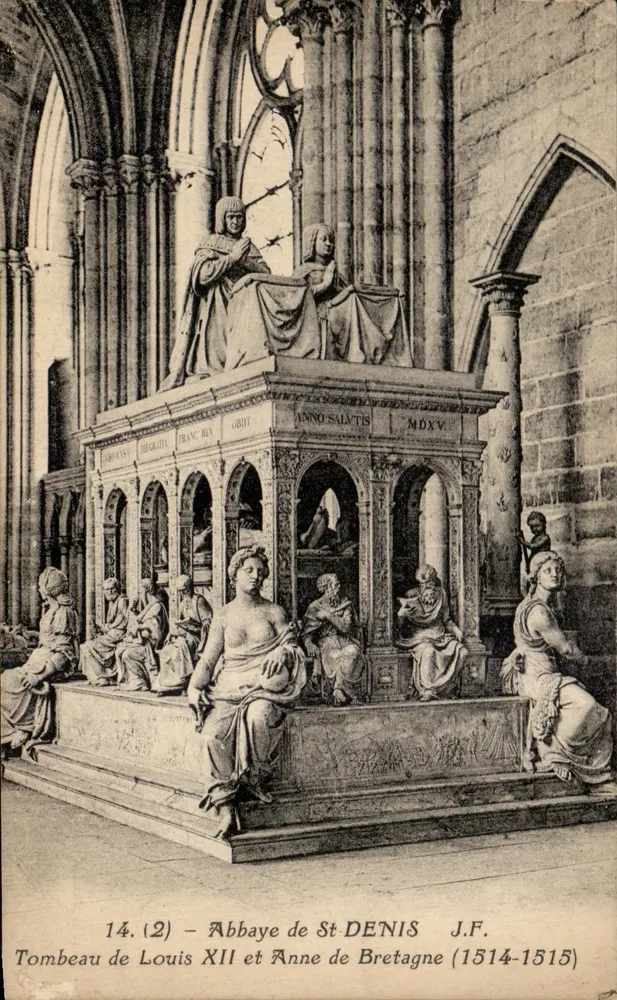 Grabmal von Ludwig XII. und Anne von Bretagne — Abtei Saint-Denis — J.F. Nr. 14 (2) - Vorderseite