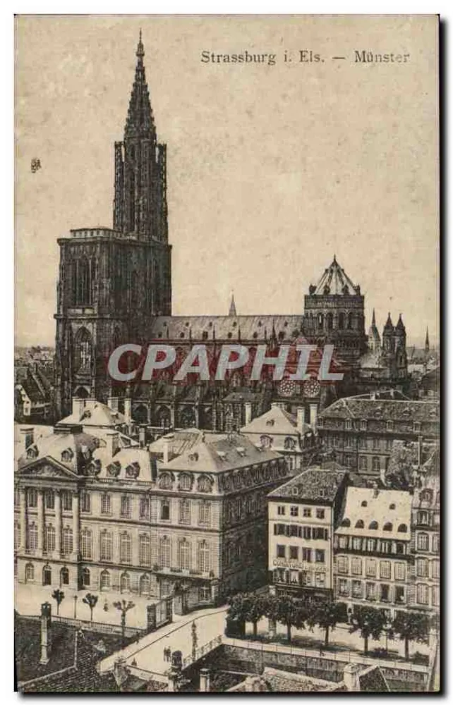 Strasbourg i. Eis. — Münster — Editor: Kunstverlagshaus Mohr & Lüdke Strassburg i. E. - Frente