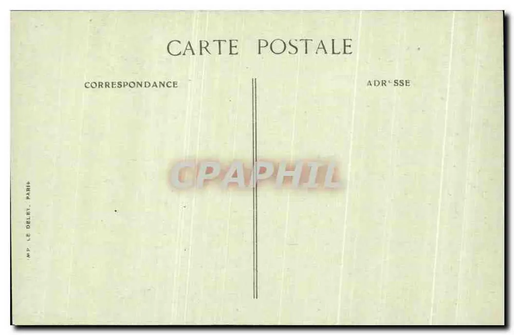 पेरिस - सेंट-चैपेल - एडिटर ले डेले, नंबर 4318 - पीछे