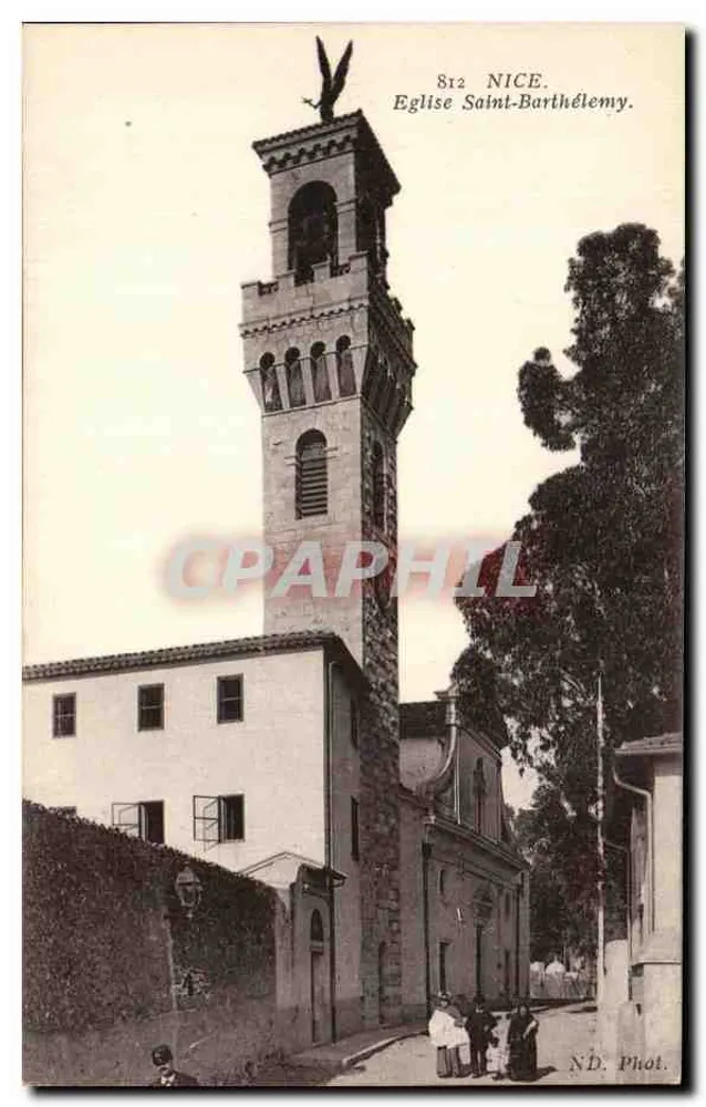 Igreja de São Bartolomeu — Nice — N.D. Fot. - Frente