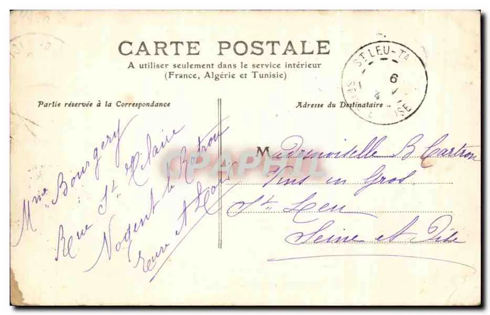 NICE — Vue panoramique prise du Château — éditeur MD & Cie, n° 63 - Achterkant