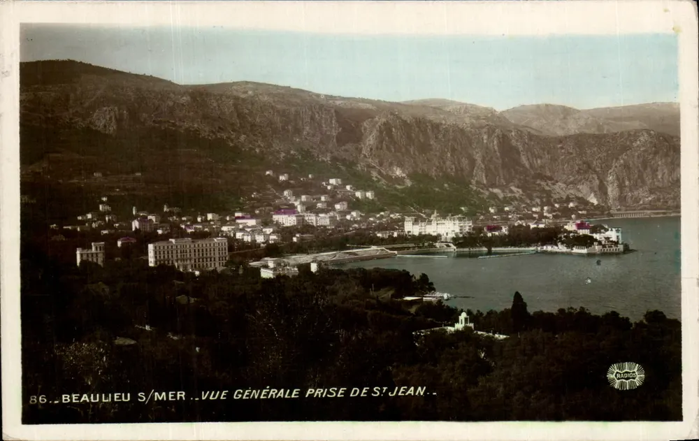 Beaulieu-sur-Mer — Allgemeiner Blick von Saint-Jean — Editions Radios, Nr. 86 - Vorderseite