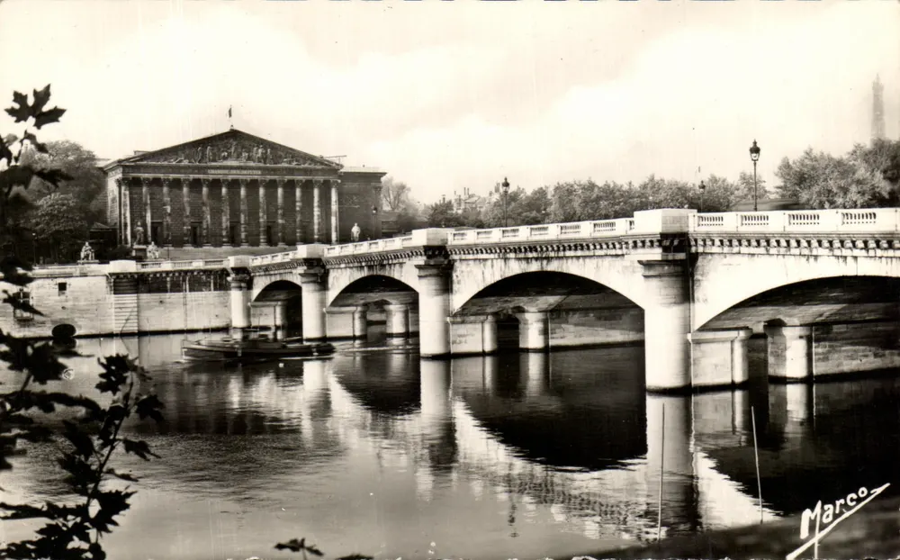 Paris — Pont de la Concorde und die Kammer der Abgeordneten — Éditions d'Art MARCO - Levaillois-Perret, n°25 - Vorderseite