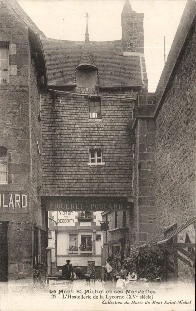 Mont Saint-Michel und seine Wunder — Das Gasthaus Lycorne (15. Jahrhundert) — Victor Piquerel-Poulard - Vorderseite