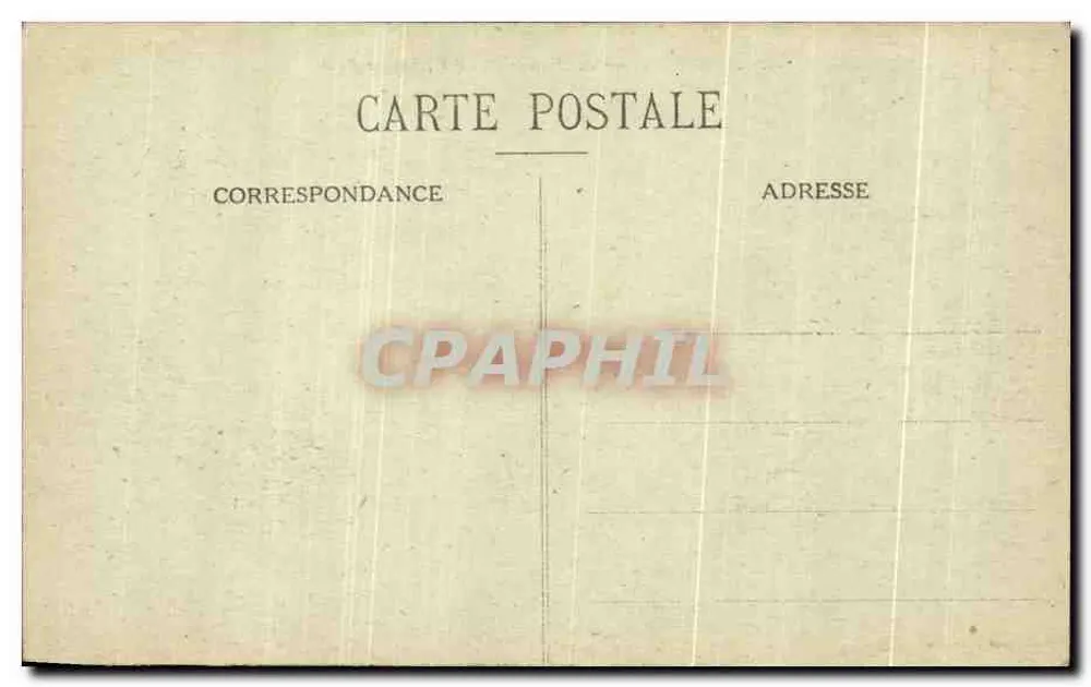 Rennes - Jardin botanique - Treppenhaus, Rue de Paris — Sammlung A.G. — n° 54 - Rückseite