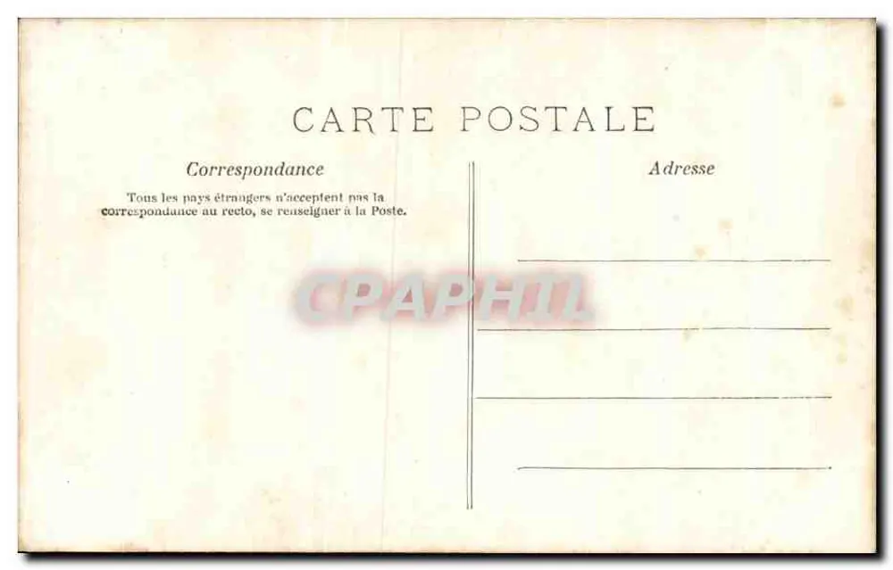 LiebesSzene — Paar im Innenraum — A.N. PARIS n°346 - Rückseite