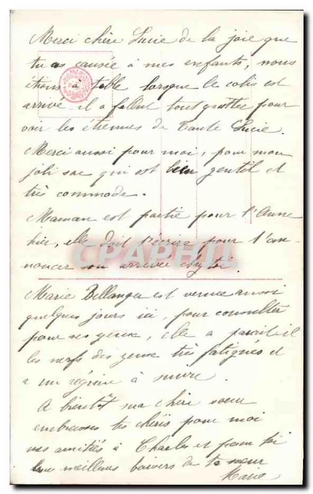 Junge Frau — Portraitstudio — Verlag R. 2163/4 - Rückseite