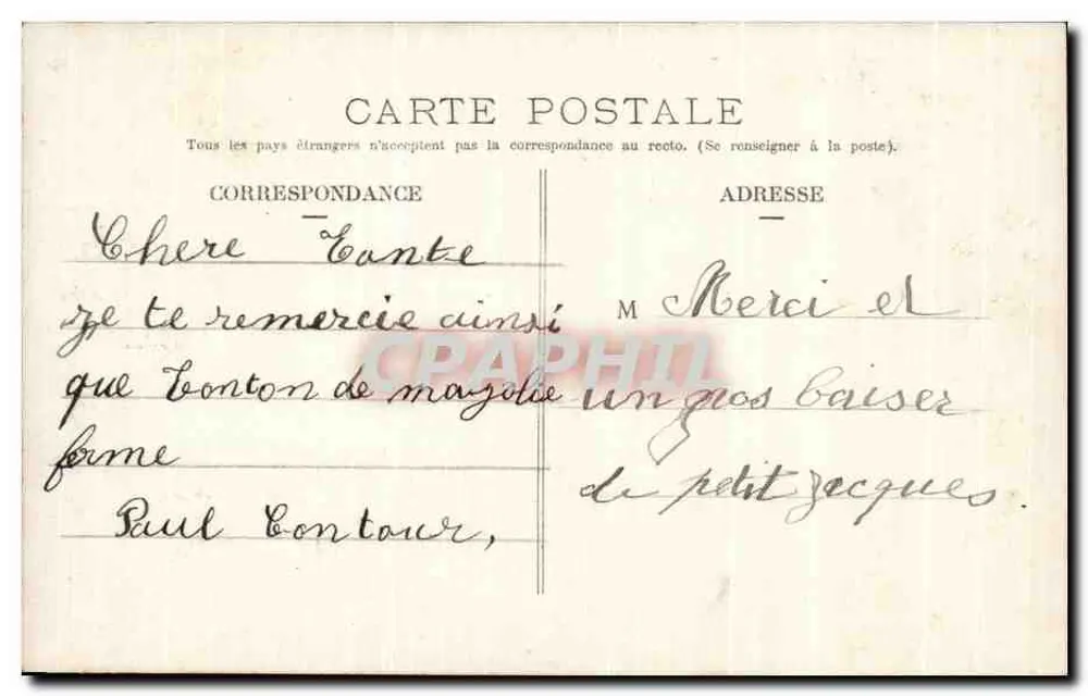Junge Frau in Schleierhut — Bonne Voix — Serie 1022 - Rückseite