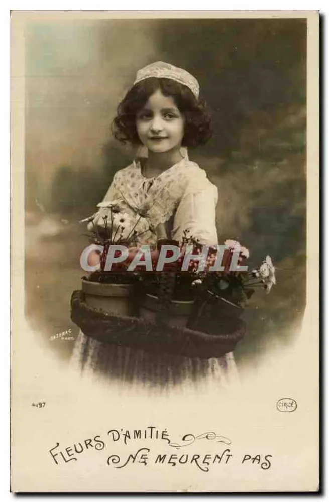Freundschaftsblumen — Vergehen nicht — GATÉRAC PARIS n°4197 - Vorderseite