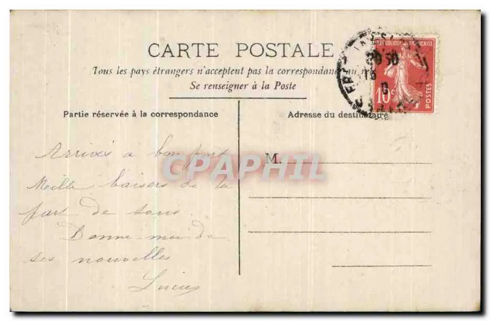 Freundschaftsblumen — Vergehen nicht — GATÉRAC PARIS n°4197 - Rückseite