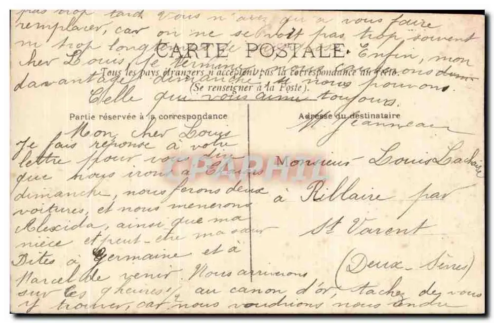 Blütenopfer — Liebesszene — CIRCE n°4481 - Rückseite