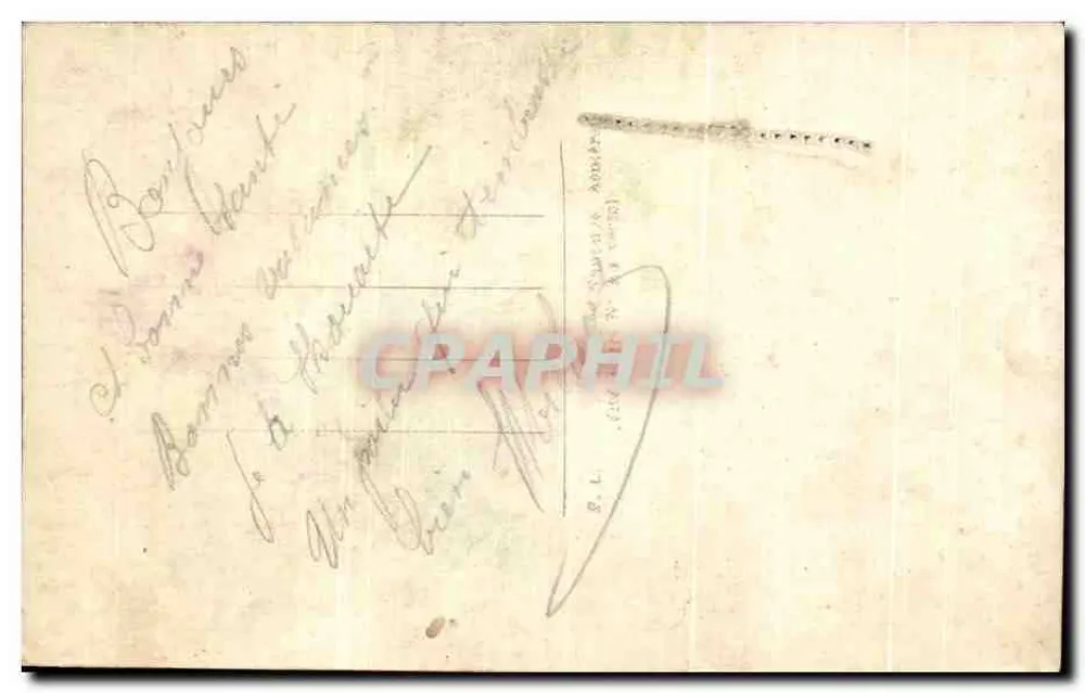 École Buissonnière — Élève fumant une pipe devant un portail — Gloria, n° 374 - Rückseite
