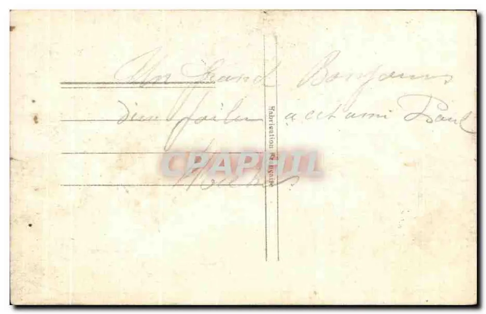 Kleine Mädchen mit einem Hosen — Studio-Szene — Verlag Gloria, n° 386 - Rückseite