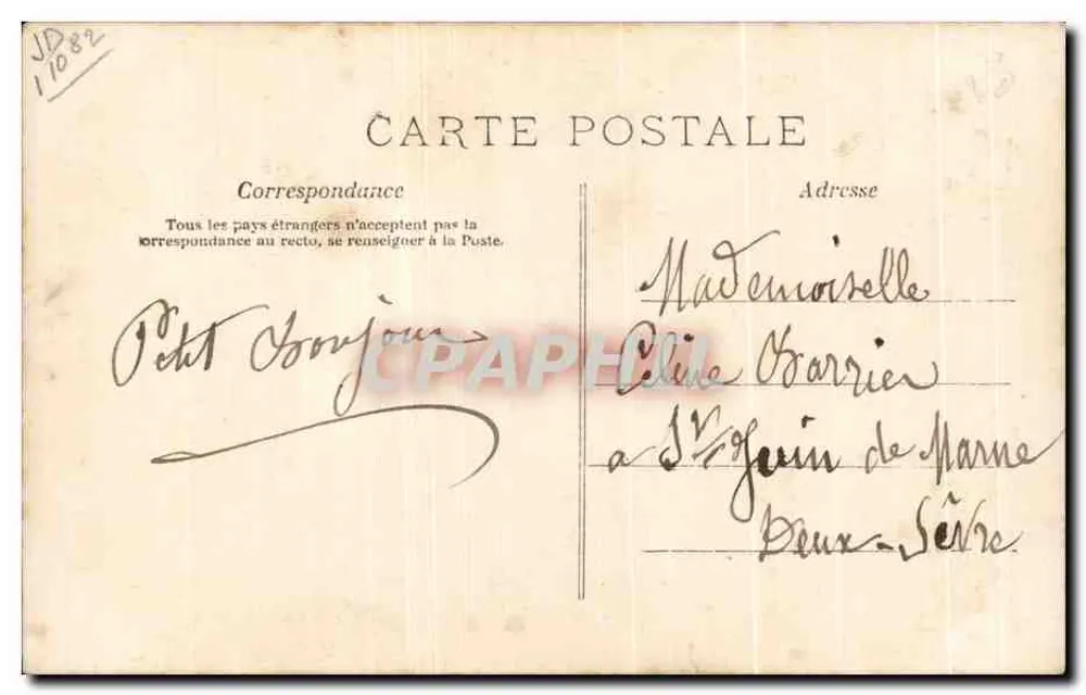 Coup de cœur — 1. APRIL — A.N. Paris Nr. 390 - Rückseite