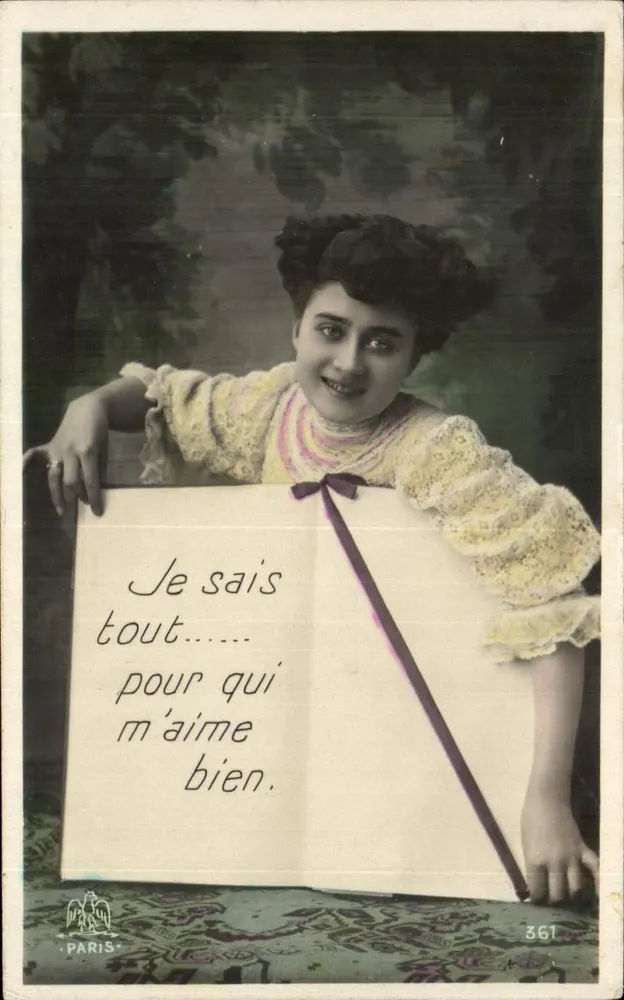 Ich kenne alles für die, die mich gut mögen — Paris — Nr. 361 - Vorderseite