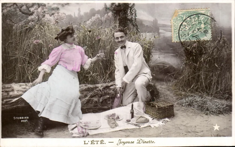 DER SOMMER. — Fröhliche Picknick. — Stebbing Phot. - Vorderseite
