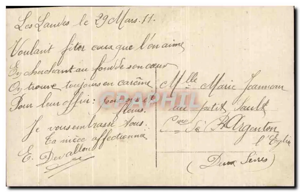 Paar in einem Boot — Fischereiszene — Phébus n°3169 - Rückseite