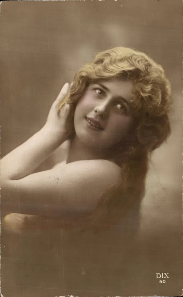 Junge Frau mit lockigem Haar — Portrait — DIX 60 - Vorderseite