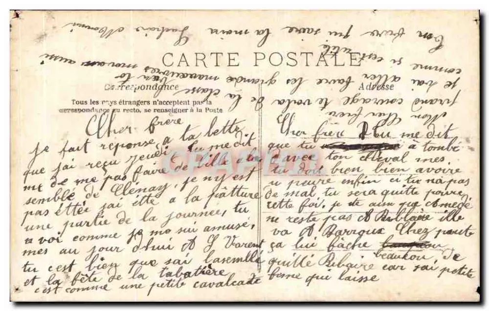 Couple avec bouquet — scène de vœux — A.N. PARIS - Rückseite