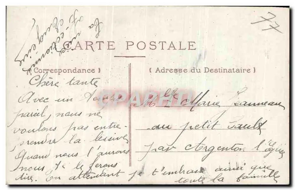 Liebespaar — Garten-Szene — Verlag XPC, Nr. 4192 - Rückseite
