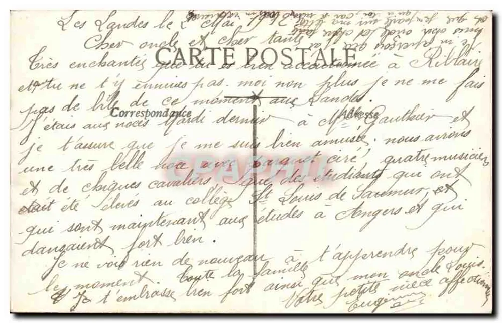 Lächelnde Frau mit Ostereiern — Glocken- und Rosen-Verzierung — Serie 2226 - Rückseite