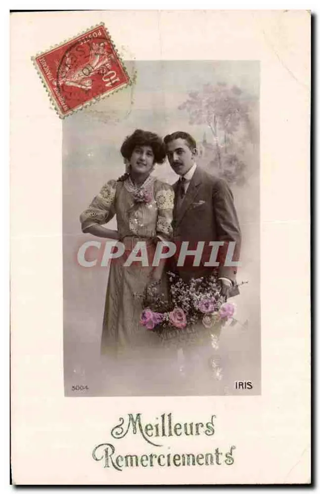 Couple — portrait studio — IRIS, n° 5004 - Vorderseite