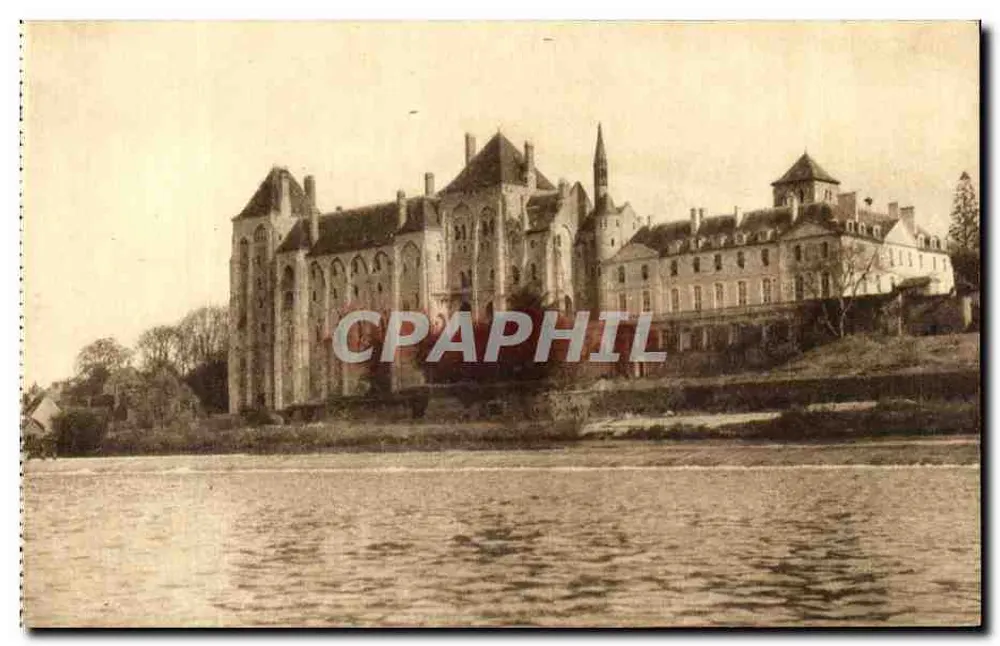 Das Kloster Solesmes — Auf dem Staudamm der Sarthe — Edition de Solesmes - Vorderseite