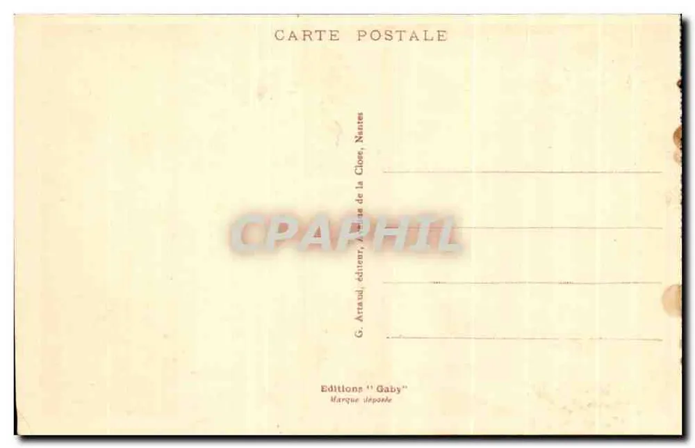 Caen — Église Notre-Dame construite par les Jésuites en 1684, entièrement bâtie dans le goût italien - Rückseite