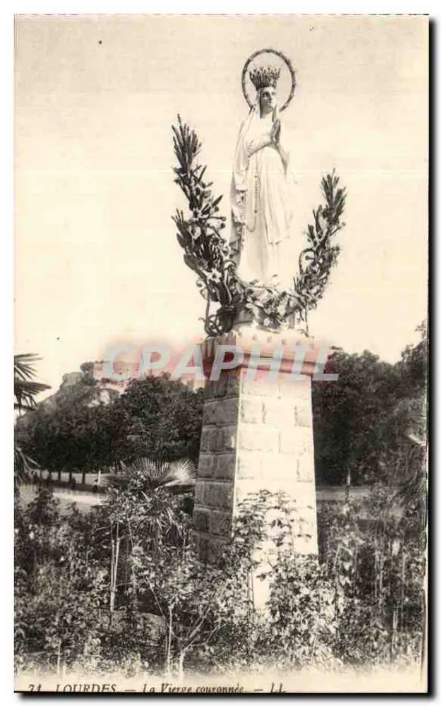 Lourdes — A Virgem Coroada — L.14 - Frente