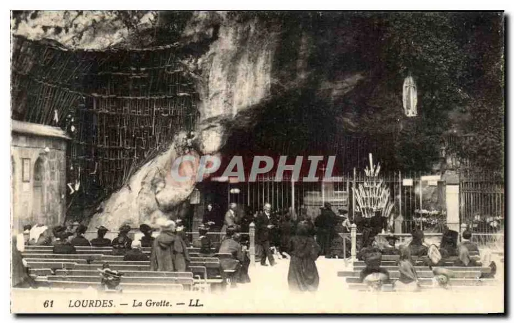 Lourdes — A Gruta — LL. - Frente