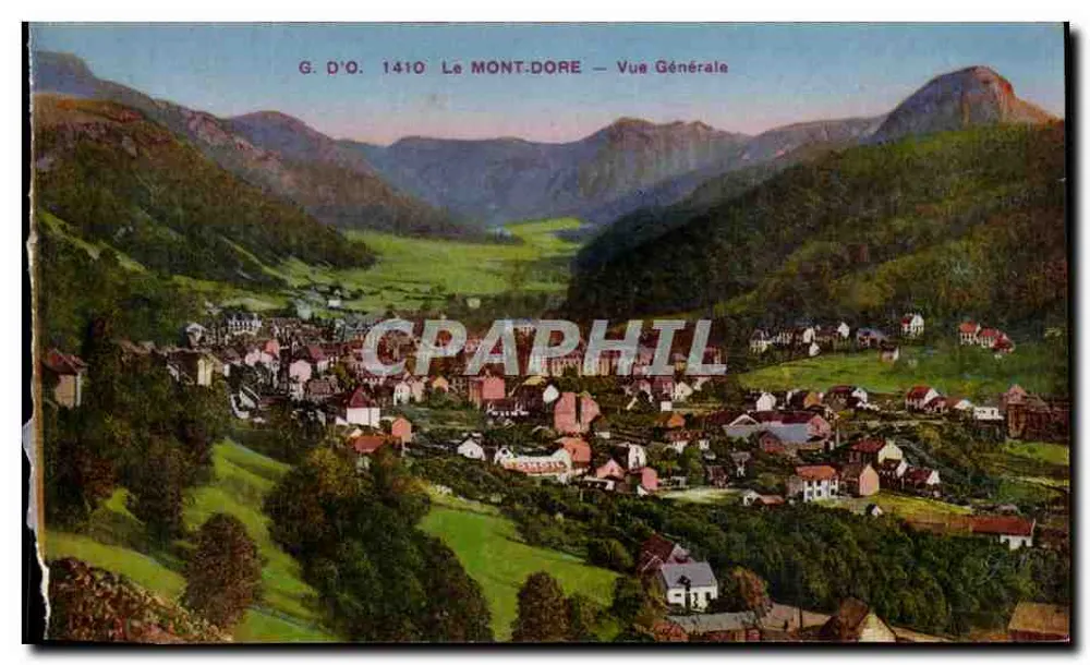 Le Mont-Dore — Vista Geral — G. D'O. 1410 - Frente