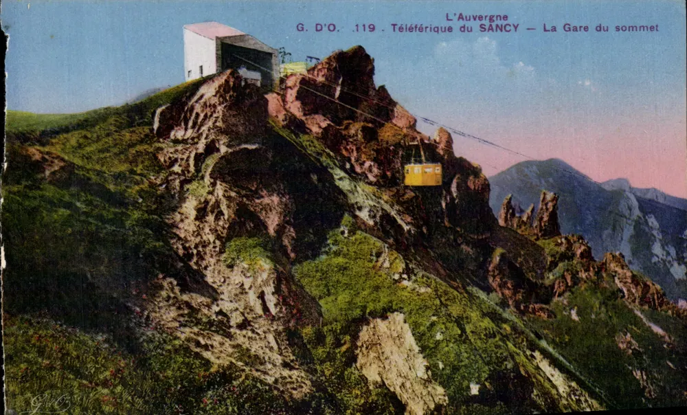 Auvergne — Seilbahn SANCY — Gare du sommet — G. D'O. 119 - Vorderseite