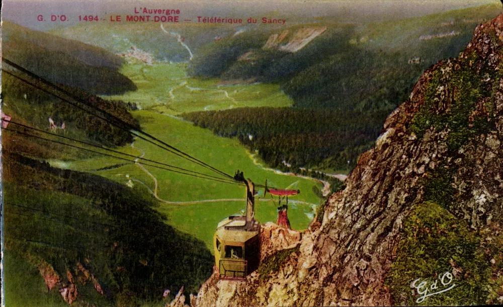 Le Mont-Dore — Seilbahn des Sancy — G. D'O. 1494 - Vorderseite