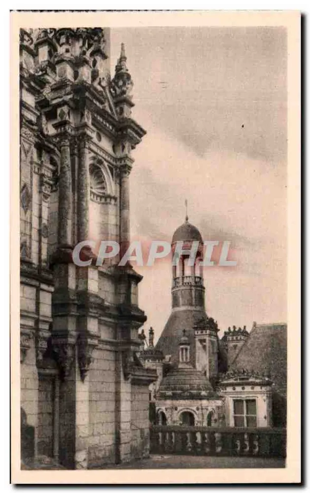 Castelo de Chambord — Lanterna de um Donjon — Service Commercial d'Édifices Historiques, Paris - Frente