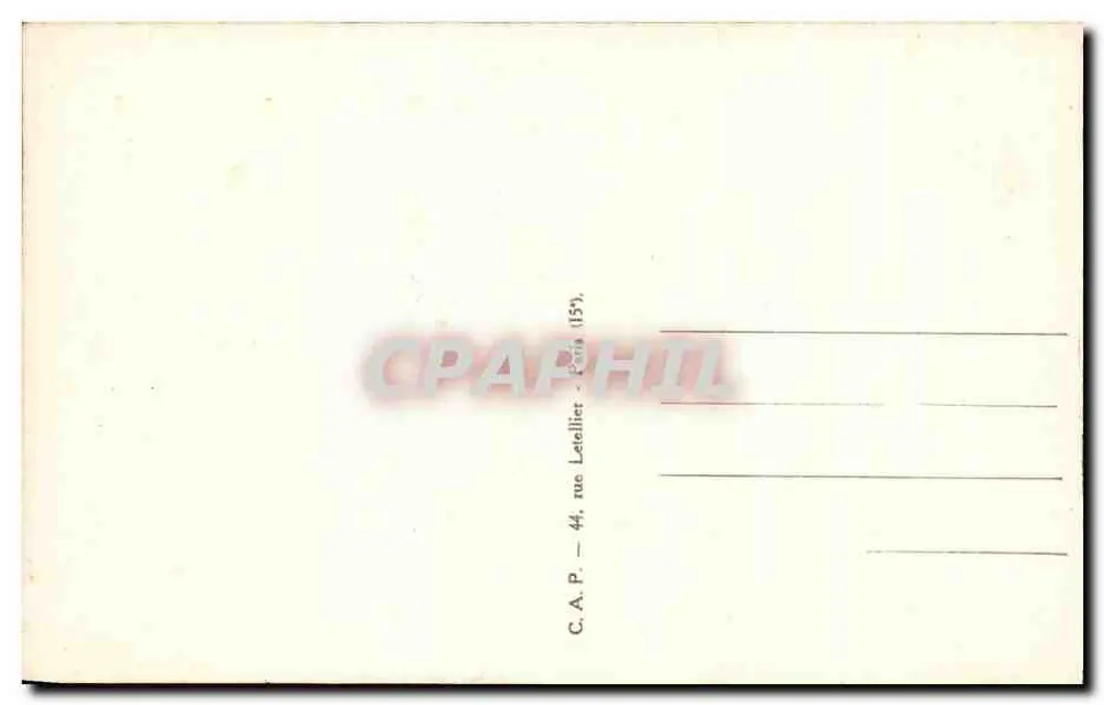 Tours — Vista sobre a Loire — C.A.P. n°246 - Verso